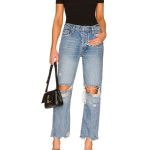Free People Baggy boyfriend jean in mid century blue